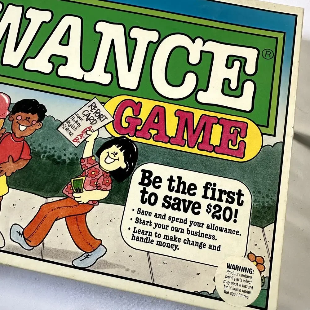 Vintage 1992 The Allowance Game Board Game